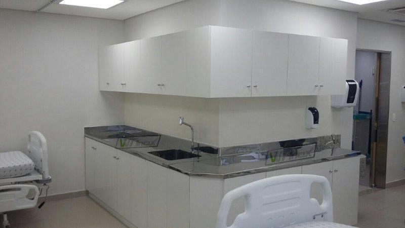 Bancada Em Aco Inox Para Hospital