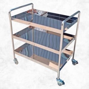 Carro Curativo Hospitalar Inox