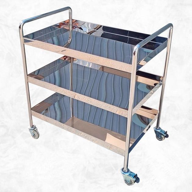 Carro Curativo Hospitalar Inox