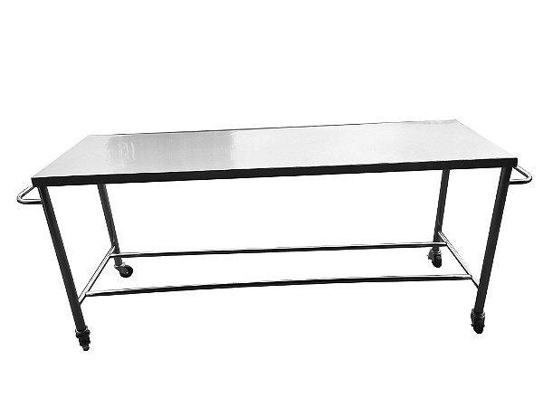 Mesa Mortuaria Em Aco Inox